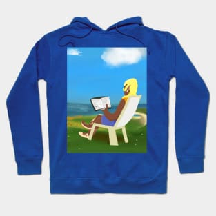 A read on Seaweed Beach Hoodie